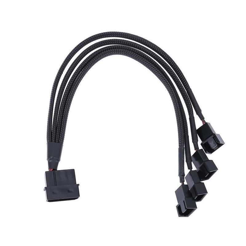 4pin IDE Molex 4-Port 3Pin/4Pin Cooler Cooling Fan Splitter Cable