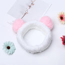Fleece Soft Makeup Hair Band Hair Accessories Elastic Headband Shower Head Wrap