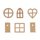Card Decor Wall Tree Frame Carved Wooden Ornaments Embellishment Scrapbooking