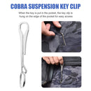 Multifunctional Carabiner Hook Outdoor Camp Hiking Hanging Keychain Pocket Clip