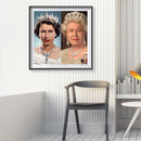 #A The Queen of England 5D DIY Diamond Painting Kits Full Round Drill Wall Decor