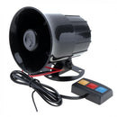 for Car Boat Van Truck 12V 30W 3 Sounds Speaker Emergency Sound Amplifier