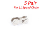 5 Pairs MTB Road Bike Chain Link Connector Chain Joint Magic Buckles (11S) Newly