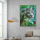 Bengal Tiger Full Drill Diamond Painting Bead Art Picture DIY Mosaic Kit