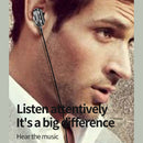 A4 In-Ear Headphone 3.5mm Plug Ergonomic Wired Earphones for Phone (Black) Newly