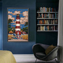 Lighthouse Oil Paint By Numbers Kits DIY Hand Painted Picture for Adults Child