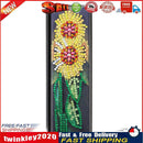 DIY Leather Diamond Painting Glasses Storage Case Mosaic Kit (Q35 Flower) Newly