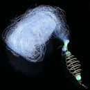 Small Net, Fishing Net w/ Night Glowing Beads Ball Ring Bearing Connector