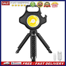 Ultralight Mini LED Flashlight Keychain Rechargeable 500LM Can Opener Work Li