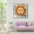 DIY Diamond Painting Cross Stitch Cartoon Sun Embroidery Rhinestones Needlework