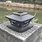 Solar Fence Light Column Head Light Wall Landscape Lamp (White Light) Newly