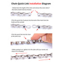 5 Pairs MTB Road Bike Chain Link Connector Chain Joint Magic Buckles (10S) Newly