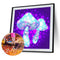 #A 5D DIY Full Round Drill Diamond Mosaic Color Mushroom Kit Rhinestone Drawing