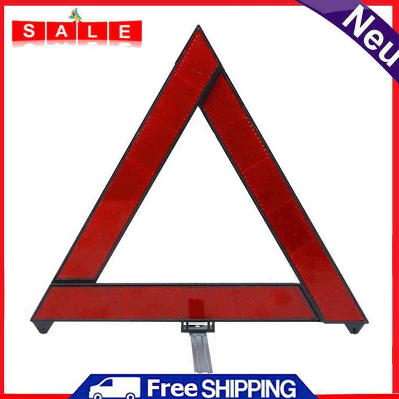 Portable Outdoor Car Emergency Breakdown Warning Triangle Reflective Strip Sign