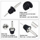 Steel Tapered Liquor Pourer Wine oil Bottle Stopper pour Spout T0G7
