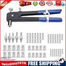 86pcs Hand Riveter Nut Rivet Gun Kit M3-M8 Manual Threaded Nut Rivet Tool