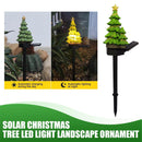 Solar Christmas Tree Yard Stake LED Light Landscape Lamp Outdoor Decoration~