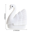 Boxes Swan Style Wedding Storage Display Velvet Ring Holder Gift Jewelry Box