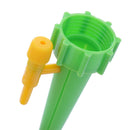Drip Irrigation System Automatic Watering Spike for Plants (12pcs Green)