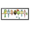 Full Cross Stitch 11CT Colorful Parrots Counted Embroidery DIY Needlework