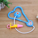 15pcs Children Doctor Pretend Play Set Portable Suitcase Medical Tool(Blue)