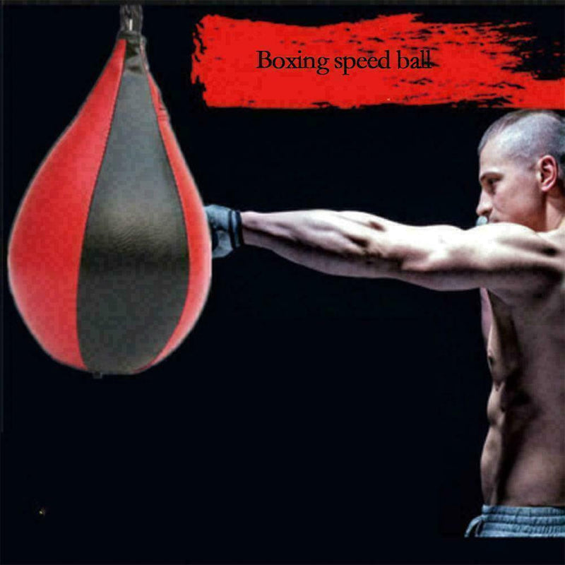 Sport Fitness MMA Boxing Punching Ball Speed Training Bag Leather L6C0 Pu V7E0