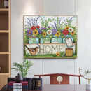 11CT Full Cross Stitch HOME DIY Printed Wall Art Crafts Home Decoration Gifts