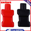 2pcs Car Battery Negative Positive Terminal Covers Cap PVC Insulating Protector