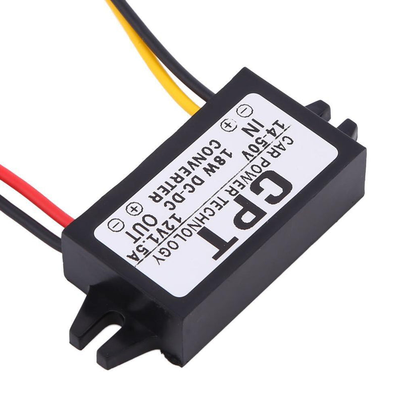 Universal 5.5*2.5cm 7-50V to 5V DC Male Converter CPT Car Power Step