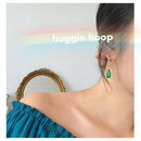 Gift Girl Women Earrings Party Jewelry Anime Peripheral Green Gem Earrings
