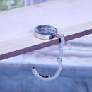 Metal Foldable Bag Purse Hook Bag Hanger Purse Hook Handbag Holder Table Newly