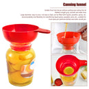 Canning Kit, Canning Jar Lifter with Grip, Anti-Scald Clip Suit, 6pcs (Red)