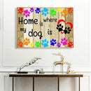 Full Embroidery Letters Pattern DIY Stamped Canvas 11CT Needlework Sets Gifts
