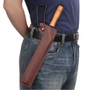 Charcoal Clamp Camping Bonfire Fireplace Fire Tongs with Leather Cover Barbecue