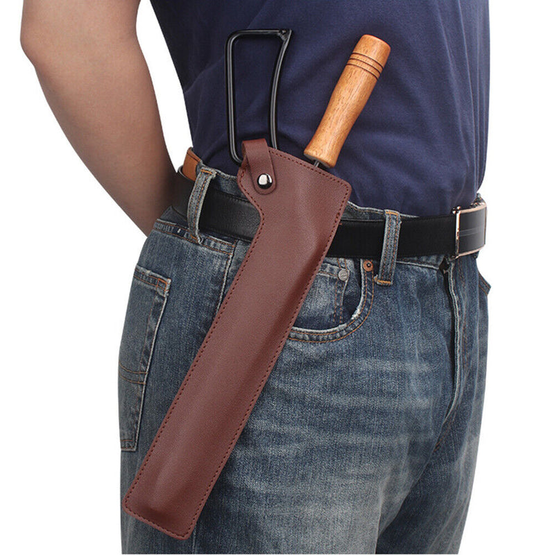 Charcoal Clamp Camping Bonfire Fireplace Fire Tongs with Leather Cover Barbecue