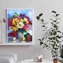 5D DIY Partial Special Shape Diamond Painting Flower Art Kit Rhinestone
