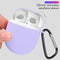 For Redmi AirDots 3 Pro Silicone Protective Case Cover w/ Keychain (Purple)