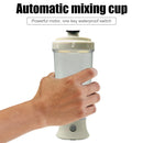 350ml Protein Shaker Mixing Cup Sports Training Automatic Bottle (White) Newly