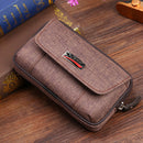 Waterproof Oxford Cloth Purse Men Sports Wallet Card Clutch Bag (Coffee)