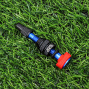 MUQZI Alloy Tubeless Road Bicycle Presta Valve Stem with Cap (40mm Blue) Newly