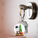 5D DIY Full Special Drill Diamond Painting Keychain Art Pendant(20x7cm)