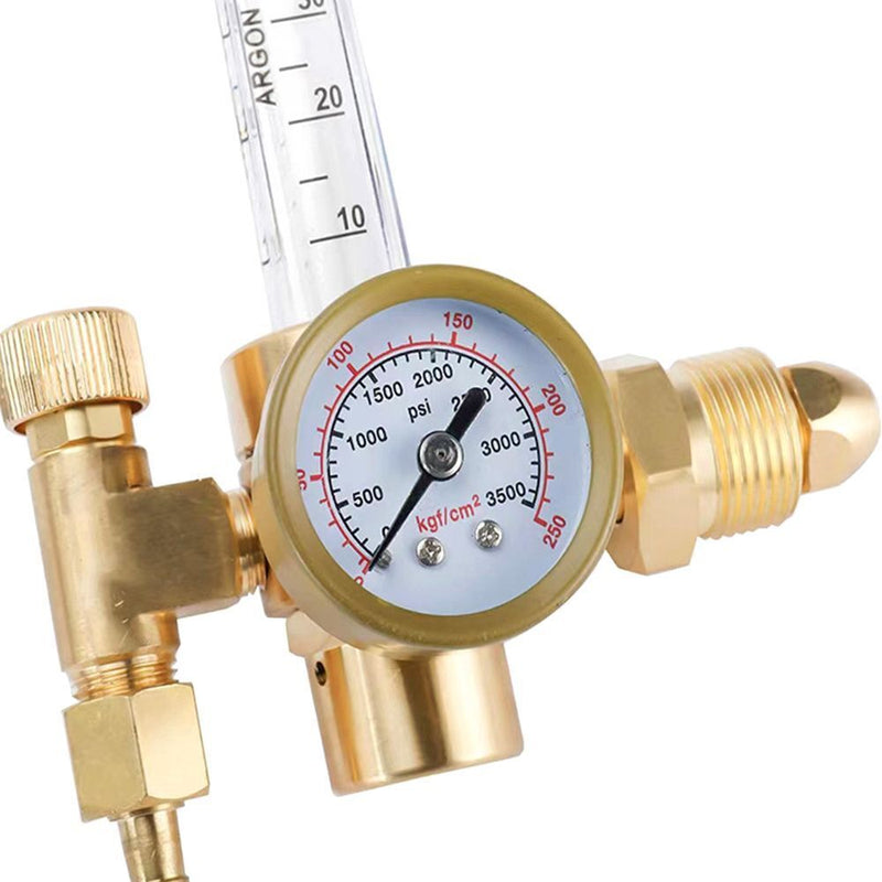 Weld Assembly Gas Valve Pressure Reducing Gulator TIG Welding Argon Gas Meter