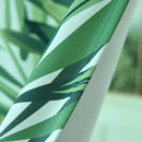 Plants Digital Print Sheer Doorway Short Kitchen Door Curtain Home Decor (B