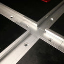 Woodworking Aluminum Miter T-track Connector Fixture for Router Table (B) Newly