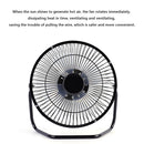 Solar Panel Fan Fan 7W Exhaust Fan for Office Outdoor Dog Chicken House