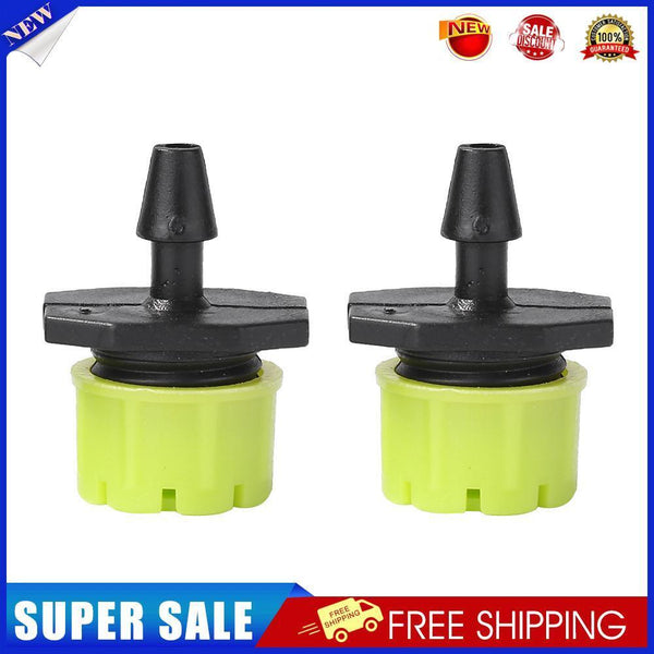 100pcs Adjustable Water Dropper Irrigation Hose Drip Head (Grass Green)