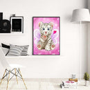 DIY Diamond Embroidery Cartoon Tiger Mosaic Kit Home Decor for Wall Art Gift