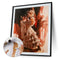 Oil Paint By Numbers Dancing Girl Frameless Picture Craft Living Room Decoration