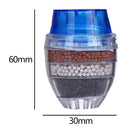 House Tap Water Purifier Activated Carbon Remove Rust Faucet Filter (Red)