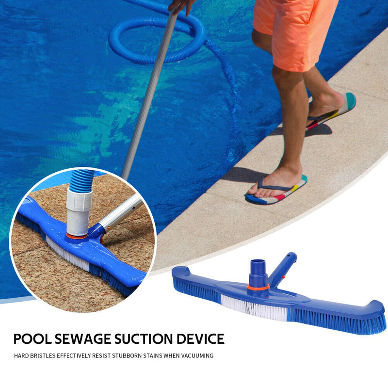 Plastic Swimming Pool Vacuum Head Cleaning Tool Pond Pools Suction Brush Cl